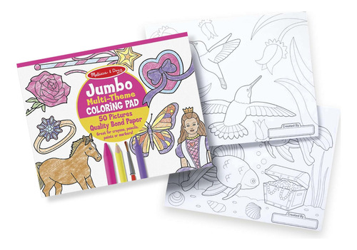 Libro De Actividades Para Colorear Para Niños Melissa Doug J