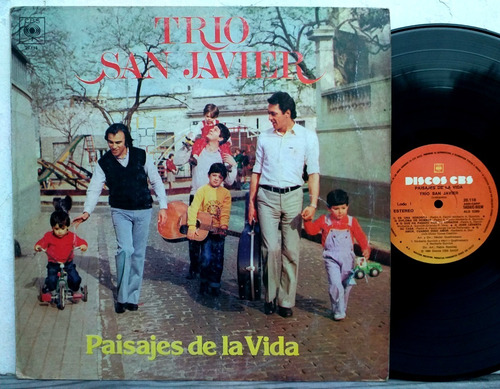 Trio San Javier - Paisajes De La Vida - Lp 1980 Paz Martinez