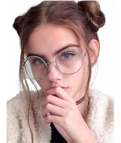 Lentes redondos online transparentes