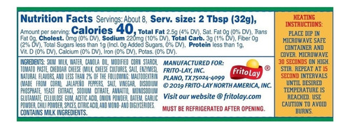 Fritos Dip Jalapeño Cheddar 255 Gr Importado
