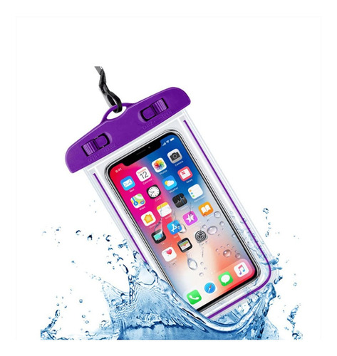 Capa Bolsa Celular A Prova Dágua Proteção Mergulhos Chuva