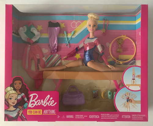 Barbie Gimnasta Gimnasia Olimpica You Can Be Anything Mattel (Usado)