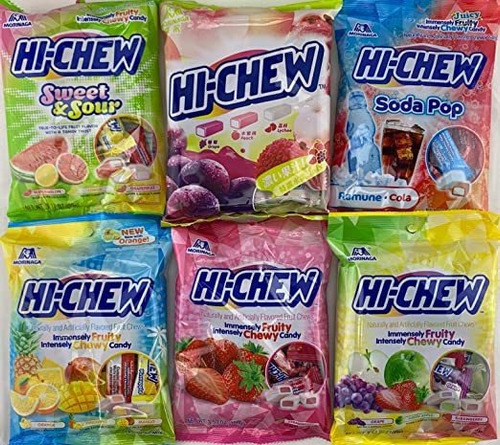 Hola Chew 6 Diferentes Sabores Variety Pack (fruit Mix, Mix 