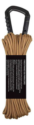 Cuerda Paracord 15 Metros 7 Hilos Para Camping Coyote
