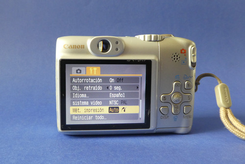Camara Compacta Canon Power Shot A580 Is , 8 Mp . 4 X Zoom (Usado)
