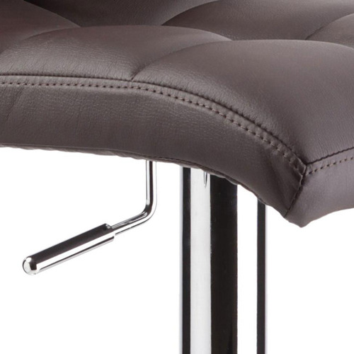 Conjunto Com 4 Banquetas Altas Fitz Marrom Escuro
