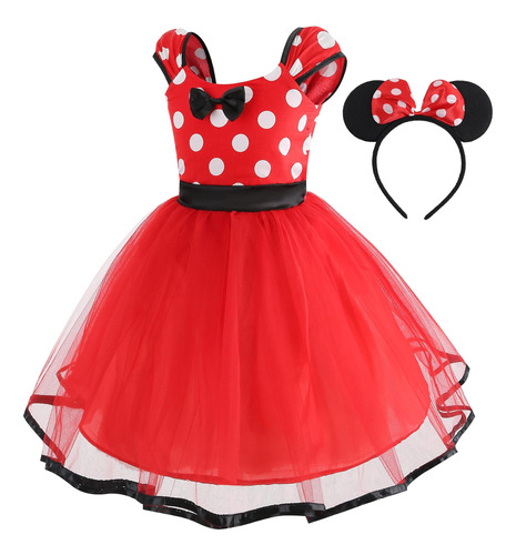 Vestido De Minnie Mouse Gridamea Para Niñas Disfraz De Micke