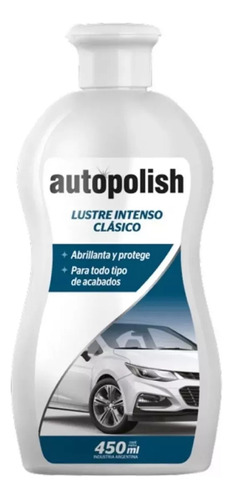 Autopolish Clásico Lustre Intenso Quita Rayones X 450ml
