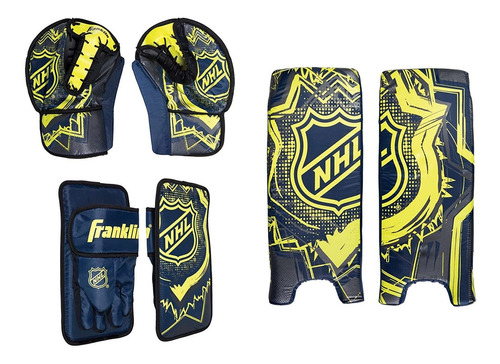 Franklin Street Hockey Juego De Portero Nhl Medio Juvenil