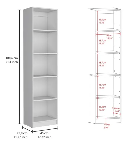 Combo 19 Estante Colección Home - Blanco
