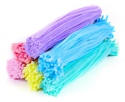 Macarrón 7 Colores, 15cm, 100 Piezas, Colorido