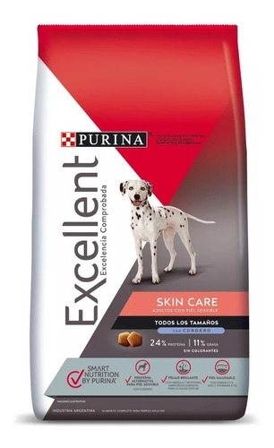 Excellent Perro Skin Care Cordero Purina X 15 Kg Sabuesosvet