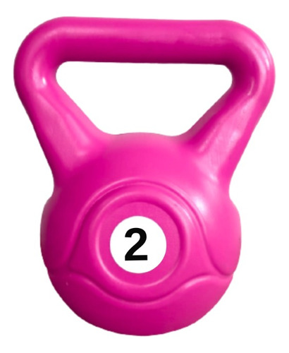 Kit Pesa Rusa Kettlebell Plastica 2kg Mancuerna Pack X 2