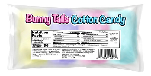 Algodón De Azúcar Color Pascua Cotton Candy Bunny Tails Imp