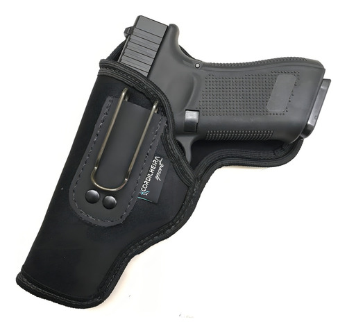 Coldre Interno Pistola Neoprene 640 Preto Com Gancho Canhoto