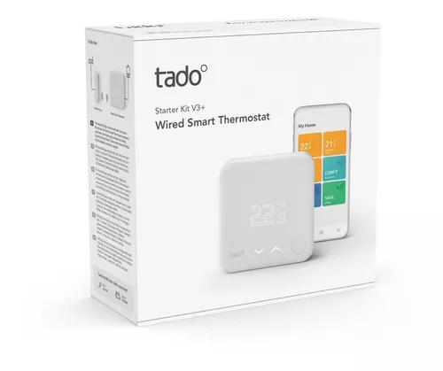 tado° V3+ - Kit básico de termostato inteligente inalámbrico con control de  agua caliente, funciona con Alexa, Siri y Google Assistant - Versión  mejorada instalación más fácil : : Bricolaje y herramientas