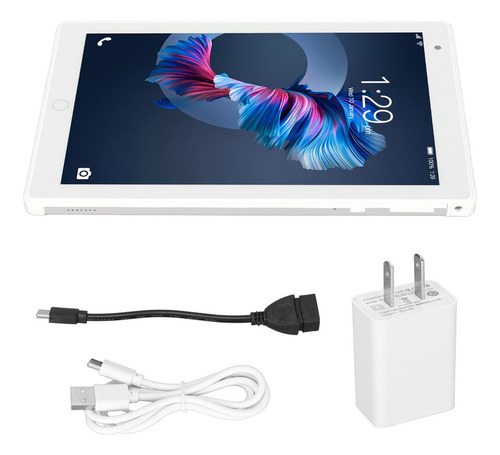 Tablet Silver De 8 Pulgadas Ampliable De 128 Gb, Admite Llam