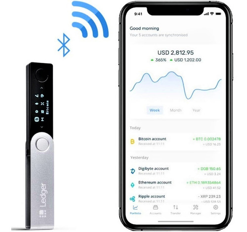 Imagen 4 de 8 de Ledger Nano X Cartera Fria Hardware Wallet Ethereum Bitcoin!