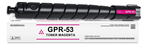 4 Toner Compatible Gpr C3325i C3330i C3525i C3530 Gpr-53