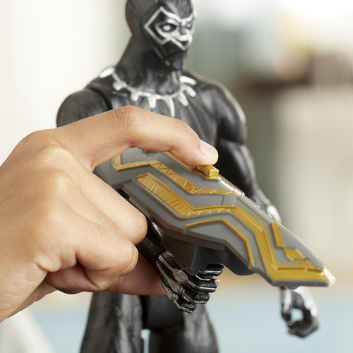 Figura Acción Black Phanter Titan Hero Pantera Negra