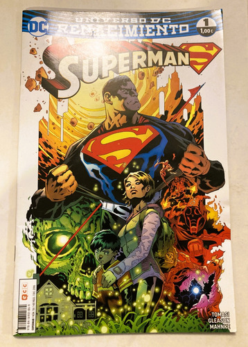 Comic Dc: Universo Dc Renacimiento Superman #1. Ed. Ecc