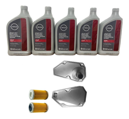 Kit Servicio Nissan Sentra Transmisión Cvt Jf015 Aceite5l