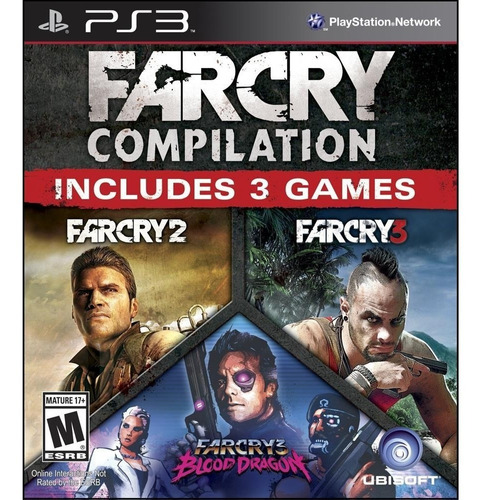 Farcry Compilation Ps3 Blood Dragon 2 3 Fisico Nuevo Oferta!