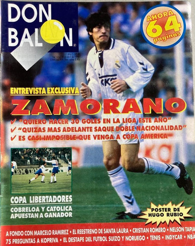 Revista Don Balón Año 1 N°40 Póster De Hugo Rubio(aa382