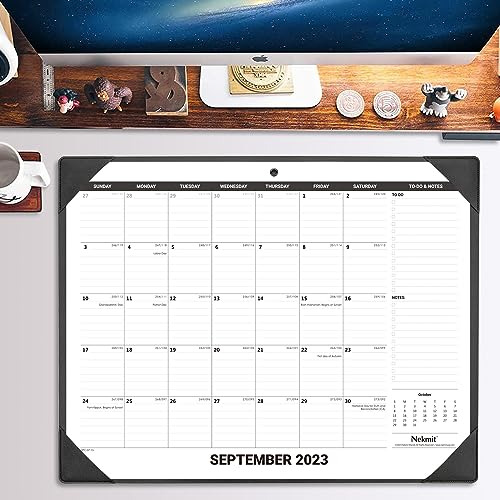 Calendario De Escritorio Grande 2023-2024 Protector De ...