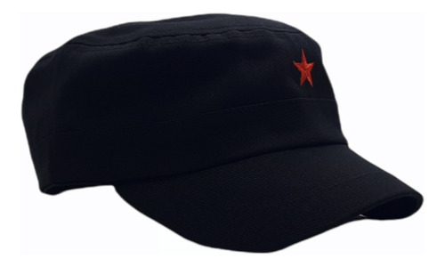Gorra Che Militar Estrella Bordada Algodón Visera Corta Gaba