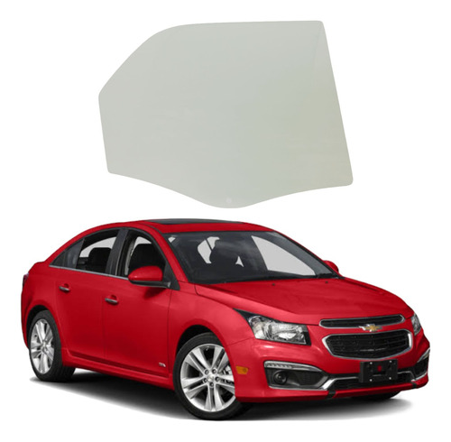 Vidro Porta Traseira Direita Gm Cruze Sedan 2011 2012 2013