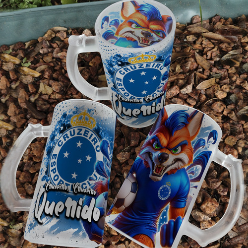Caneca De Chopp Cerveja Times Personalizada Vidro Jateado