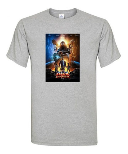 Polera Estampada Thor Love & Thunder Poster Jane Foster