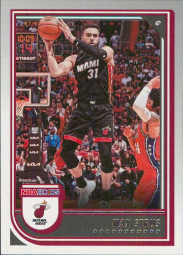 Panini Nba Hoops 102 Max Strus Miami Heat Basketball Card