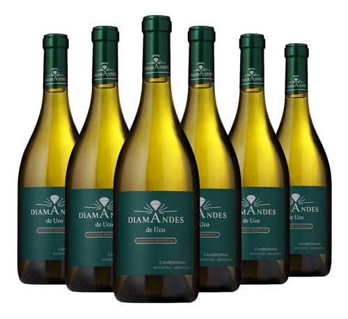 Vino Diamandes De Uco Gran Reserva Chardonnay X 6 --