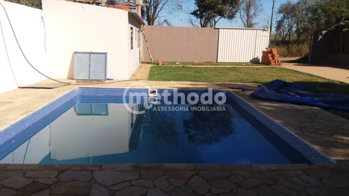 Chácara/casa Com Piscina, Churrasqueira E Quadra De Futebol, Em Terreno De 1250m² - Cosmópolis/sp - Ch00015 - 68211489