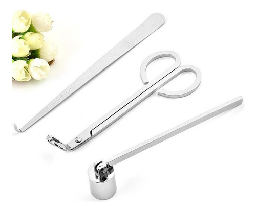 Cortadora De Mechas For Velas, Apagavelas Y Cucharón, Acero