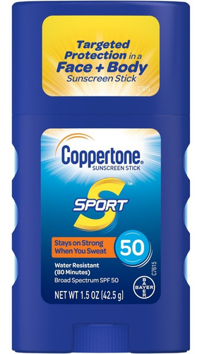 Bloqueador Solar Barra Coppertone Sunscreen Stick 42.5g