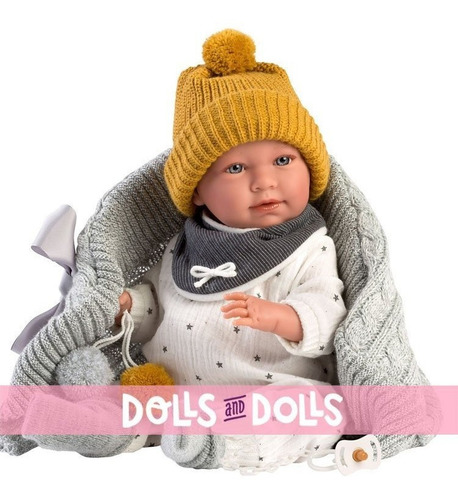 Muñeco Bebe Real Lloron Mimo 42cm Reborn Llorens Original