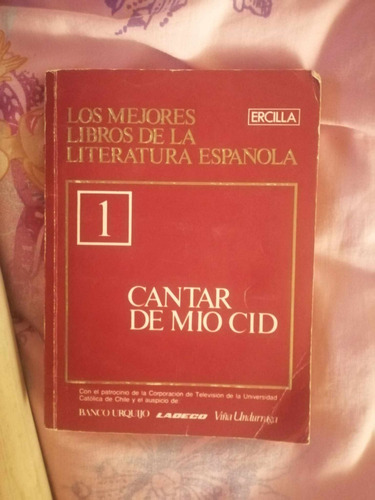 Libro Cantar El Mio Cid