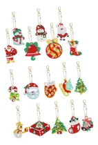 Comprar 17pcs Pintura Chaveiros, Caixa De Natal, Pintura Pingente De