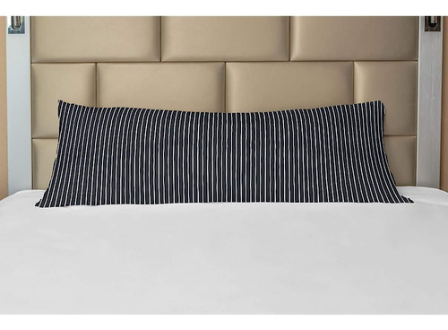 Ambesonne Pinstripe Body Pillow Case Cover Con Cremallera, M