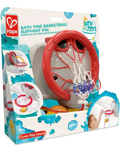 Juego Baño Basketball Hape Elefante Bebes Mvd Kids Color Gris