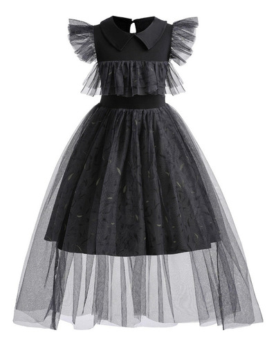 Aplicável A Vestido Melina Miércoles Addams Brujas Cosplay