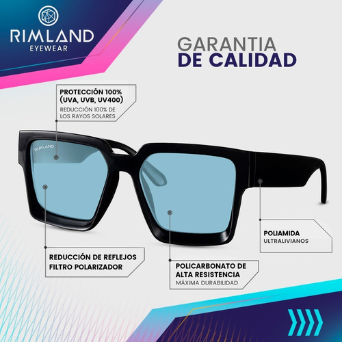 Imagen 5 de 7 de Anteojos Lentes De Sol Rimland Caravan