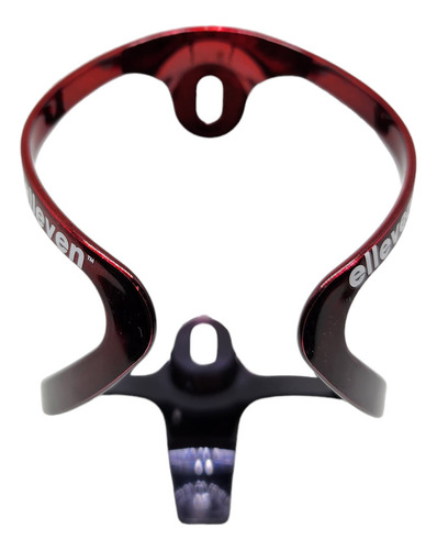 Suporte Garrafa Aluminio T6 Premium Bicolor Preto/vermelho