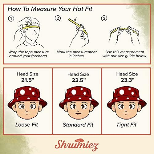Sombrero De Hongo Shrumiez - Sombrero De Cubo De Hongo Rever