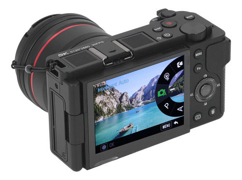 Cámara De Vlogs Digital De 5 K, 64 Mp, Inalámbrica, Zoom Ópt