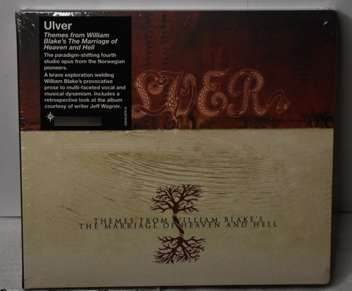 Cd Ulver Themes From William Blake's The Marriage Digipack