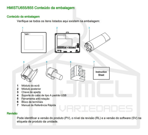 Ihm Schneider Hmistu855 Colorida 5,7 Pol Ethernet Rs232c/485